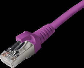 65281300ZY Patch cable Cat.5e, 100 MHz, S/UTP, 3,5 m, violet