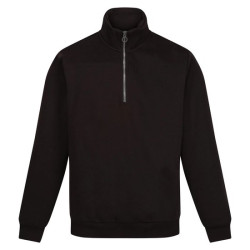 Sweter, TRF685, Męski, XL, 56, Czarny, Bawełna 35%, Poliester 65