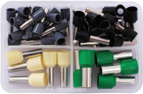 Wire end ferrules kit, isolated, 45 pieces, 2010C394