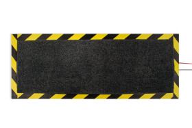 Mata podestowa Kabel, Wejście, Podest Antracytowy PA Wykładzina W budynkach, 0.4m CablePro Mat