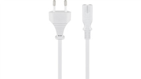 Kabel Przyłączeniowy Z Wtyczką Euro, 5 M, Biały - Długość Kabla 5 M