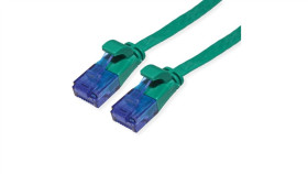 Value Patchkabel Utp, Cat.6A (Class Ea), Extra Plat, Groen, 1 M