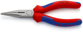 Szczypce płaskie długie Szczypce z długimi końcówkami Knipex długość szczęk: 50mm długość całkowita: 160 mm Stal