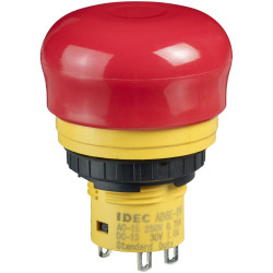 IDEC AB6E-3BV02PRH Emergency Stop Switch Non-Illuminated 16mm PullTurn 2NC