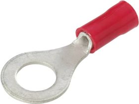 Końcówka oczkowa PLASTI GRIP M6 Przekrój: 0.25 - 1.6 mm2 O otworów: 6.35 mm TE Connecti