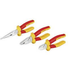 Bosch 1600A02NG0 Professional VDE Pliers Set 3 pieces VDE-certified Durable