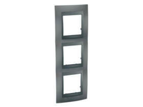 UNICA TOP Ramka 3 potrójna pionowa grafit MGU6.006V.12 SCHNEIDER ELECTRIC