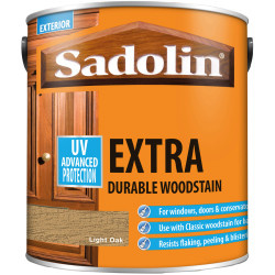 Sadolin 5012993 Extra Durable Woodstain Light Oak 2.5 litre