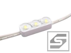 Moduł LED LW-MINI3 V2 YELLOW;12V DC 50lm;3xSMD2835;0.6W/50mA;170st;IP68