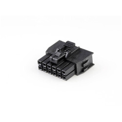 Molex 1053081212 Nano-fit Receptacle 12 Pins 2.5mm Pitch Black