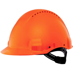 3M G30CUO G3000CUV-OR Hard Hat Orange
