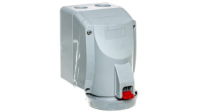 Gniazdo Stałe 5P 32A 400V Czerwone Ip67 P17 Tempra Pro 555459