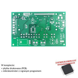 Sterownik pieca CO - termometr różnicowy - PCB i mikroprocesor do projektu AVT 2967
