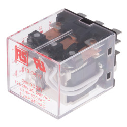 Przekaźnik mocy 24V dc 3PDT RS PRO 1.5W, Wciskane 400Ω Styk płytki drukowanej