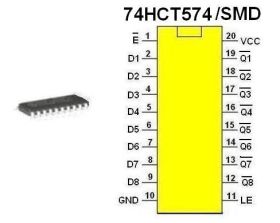 Układ cyfrowy 74HCT574/SMD