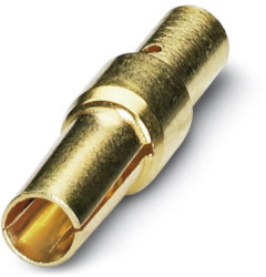 Receptacle, 0.08-0.22 mm², crimp connection, nickel-plated/gold-plated, 1596772