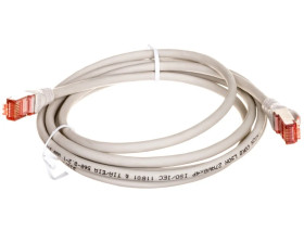 Kabel krosowy (Patch Cord) S/FTP kat.6 szary 2m DK-1644-020