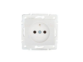 DOMO Gniazdo pojedyncze francuskie 01-1251-102 białe 24735 KANLUX