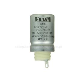 Kondensator 47uF/250V z gwintem NOS Elwa
