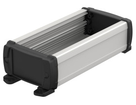 BOPLA ELPU 840-0150 DW (83847150.S7) - profil aluminiowy otwarty z pokrywą do montażu naściennego (80 x 42 x 150 mm)