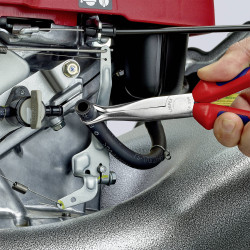 Knipex 38 95 200 Bent Mechanic&#x27;s Pliers 200mm