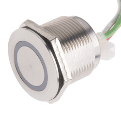 Przełącznik pojemnościowy Zatrzaskowy Zwierny Pojemnościowy LED Niebieski