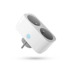 Gniazdko WiFi Duo LXU411 230V TUYA 16A, Podwójne zdalnie sterowane 368