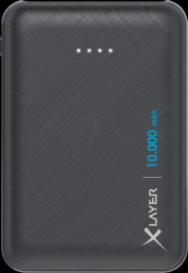 217282 Powerbank, Micro, Li-Po, 10000 mAh, USB-C, black