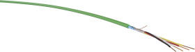 Kabel do transmisji danych VER EIB-YStY 2x2x0,8 Eca Tr500, 2 x 2 x 0.8 mm², 500 m, zielony