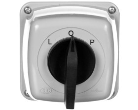 Łącznik krzywkowy ŁUK 40-43 w obud. 40A 3P przełącznik L-O-P IP65 924030