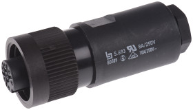 Złącze okrągłe 7-pinowe Kabel Gniazdo binder Żeńskie IP67 693