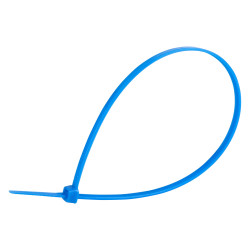 UniStrand CT8-Blue 300mm Nylon Cable Ties Coloured Standard(4.8mm) Pack of 100
