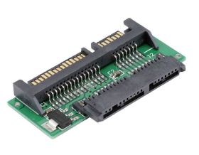 Adapter micro SATA 1.8" 7+7+2Pin (F) - SATA 15+7pin (M)