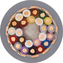 Kabel do transmisji danych liczba żył 14 0,25 mm² Ekranowany Igus 5 A średnica zew 8.5mm Szary