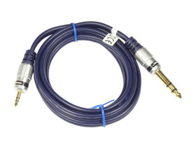 Kabel JACK 6.3 stereo - JACK 3.5 stereo wtyk Vitalco 1.5m