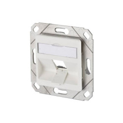 Metz Connect 130B20D11102KE Network outlet Flush-mount 1 port Pure white