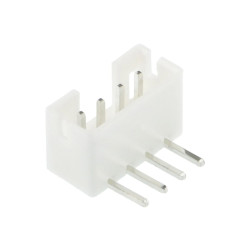 Gniazdo kątowe przewód-płytka JST PH-2.0, 4-pinowe, raster 2mm - 10 szt.