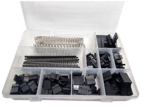 ZESTAW 650szt ZŁĄCZ CZARNYCH BLS OBUDOWY + PINY WTYK GNIAZDO 2,54mm