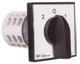 Łącznik krzywkowy 2-0-1 3P 25A IP65 Łuk E25-72 sieć-agregat 952571