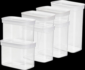N1142900 EMSA storage container set OPTIMA, 7 pieces