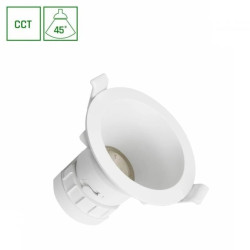 FIALE CORE COMPLETE DOWNLIGHT 7W CCT 230V 45ST IP20 UGR19 FI90X85MM BIAŁY OKRĄGŁA