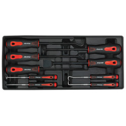 Sealey TBT23 Tool Tray with Scraper Set 9pc