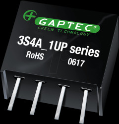 3S4A_0505S1UP DC/DC converter, 3 W, 5 V, SIL 4