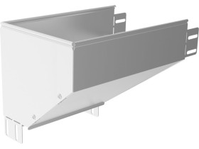 Kolanko redukcyjne KRLBJ100H80 lewe grubość blachy 1,0mm 188110 BAKS