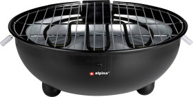Grill Alpina Switzerland 871125218208, 1250 W, czarny