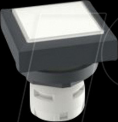1.30.070.201/1002 RAFIX 16 illuminated pushbutton, flat bezel, square, alignable,