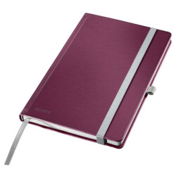 Leitz 44851028 Notebook Ruled Garnet Red 80 sheets A5 Paper Pads Labels