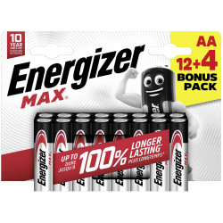 Energizer E303326700 Max AA Battery Alkali-Manganese 1.5V 16 pc(s)