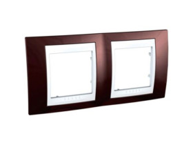 UNICA PLUS Ramka 2 podwójna pozioma lazur karminowy MGU6.004.851 SCHNEIDER ELECTRIC