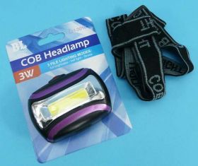 LATARKA CZOŁ.3W COB 3xR-03 WHITE